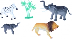 Sada divokých zvierat v krabici