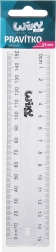 Priehľadné pravítko 15 cm