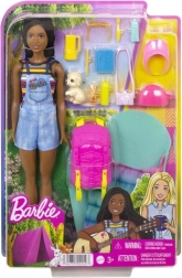 Barbie Brooklyn kempingový set s doplnkami a šteniatkom