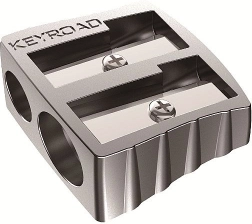 Keyroad kovové dvojité strúhadlo strieborné