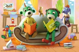 Puzzle Treflíci spoločné čítanie 60 dielikov