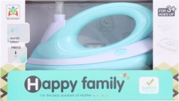 Detská plastová žehlička na batérie s vodným rozprašovačom