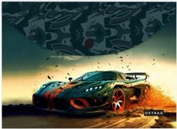 puzdro s drukom A4 s motívom CAR