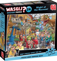 Puzzle JUMBO WASGIJ Mystery 24: Pleseň v múzeu 1000 dielikov