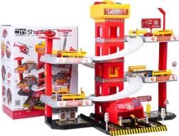 Viacúrovňové hasičské parkovisko s výťahom a príslušenstvom