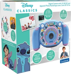 Lexibook detská HD kamera a fotoaparát Stitch s SD kartou