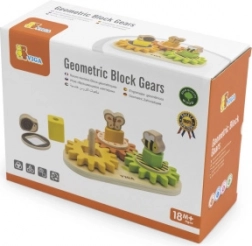 Drevený Motorický Sortér s Prevodmi Viga