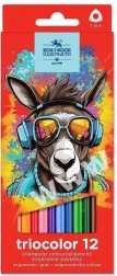 Trojuholníkové pastelky Koh-i-noor Triocolor 12 ks