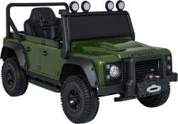 Detské elektrické autíčko LAND ROVER Defender 110 SVX Concept – Zelená