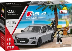 Stavebnica COBI Audi RS4 Cycling Madness v mierke 1:35