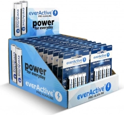 Alkalické batérie AAA (LR03) EVERACTIVE PRO – obchodný displej 96 ks