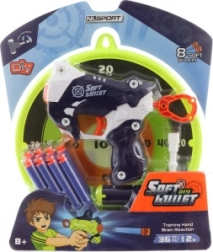 Pistola na penové náboje s terčom