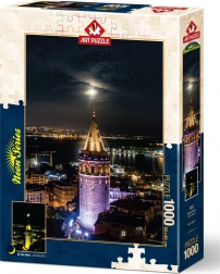 Svietiace puzzle Galatská veža 1000 dielikov