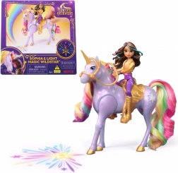 Sophia a Wildstar z Akadémie jednorožcov s magickým svetlom