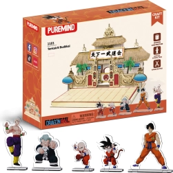 Puremind drevený 3D model DRAGON BALL Tenkaichi Budokai – DIY puzzle scéna