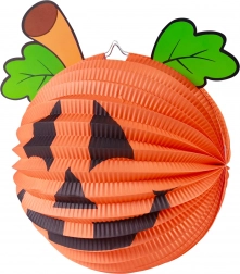 Halloweenový lampión v tvare tekvice 25 cm