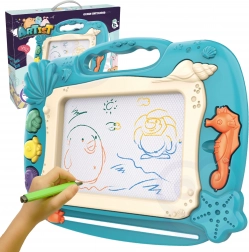 Woopie zázračná magnetická tabuľa s oceánskym motívom - zelená