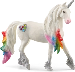 Schleich bayala dúhový žrebec jednorožec so srdiečkami