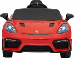 Detské elektrické auto Porsche 718 Spyder RS s panelom MP4 – Červená