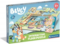 Podlahové puzzle s interaktívnym perom BLUEY, 24 dielikov