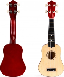 Drevená ukulele gitara pre deti s nylonovými strunami od ECOTOYS