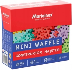 Stavebnica MARIOINEX MINI WAFFLE KONSTRUKTOR MAJSTER – 200 dielikov
