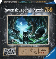 Ravensburger únikové EXIT puzzle Vlk 759 dielikov