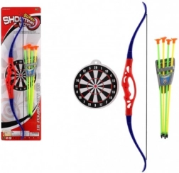 Plastová detská sada s lukom a šípmi TEDDIES