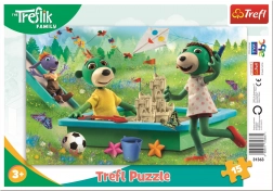 Puzzle Treflíci 15 dielikov pre deti