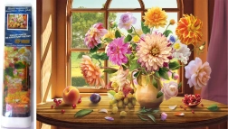 Norimpex diamantové maľovanie Letná kytica 30x40 cm