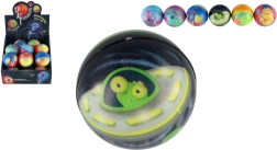 Skákacia penová loptička s vesmírnym motívom 6 cm