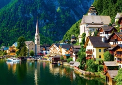 Puzzle Hallstatt Rakúsko 1000 dielikov