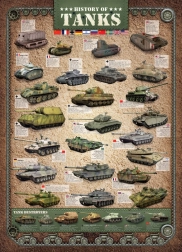 Eurographics puzzle história tankov 1000 dielikov