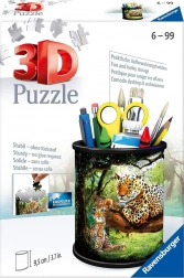 RAVENSBURGER 3D puzzle stojan na ceruzky – leopardy
