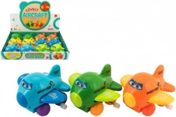 Natahovacie lietadielko s očami – mávajúce krídla, plastové 8 cm, mix farieb