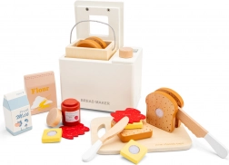 Drevená pekáreň na chlieb s doplnkami
