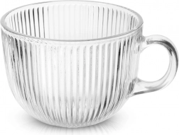 Sklenený hrnček na kávu a čaj 500 ml s uchom ORION