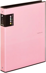 Zakladač A4 PASTELINI ružový, 4‑krúžkový lamino
