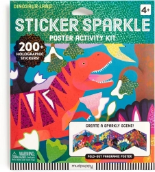 Sada trblietavých nálepiek Svet dinosaurov