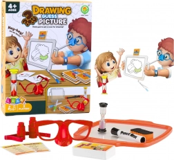 Rodinná hra Nakresli a Uhádni Obrázok - Maľovanie Nosom