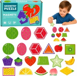 Magnetické puzzle ovocie – 30 dielikov na chladničku a magnetickú tabuľu
