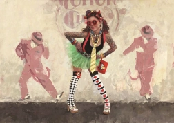 Puzzle Anjel s diablom v tele - 1000 dielikov