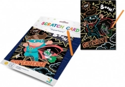 Dodo škrabací obrázok superhrdina 21 × 29 cm