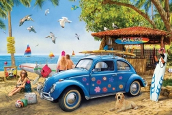 Puzzle Eurographics VW Chrobák a Surfisti 1000 dielikov