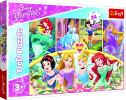 Puzzle Maxi 24 dielikov – princezné DISNEY, kúzlo spomienok