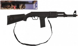 Plastový samopal/pištole s klapacím mechanizmom 66 cm