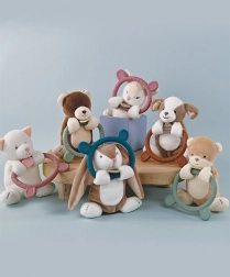 Doudou plyšová hračka s hryzátkom