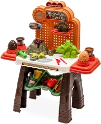 Detský kreatívny stôl dinosaury BABY MIX s plastelínou