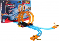 Pretekárska dráha s ostrými slučkami