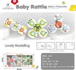 Sada detských spinnerov 3v1 lienka, motýľ, včela s prísavkami